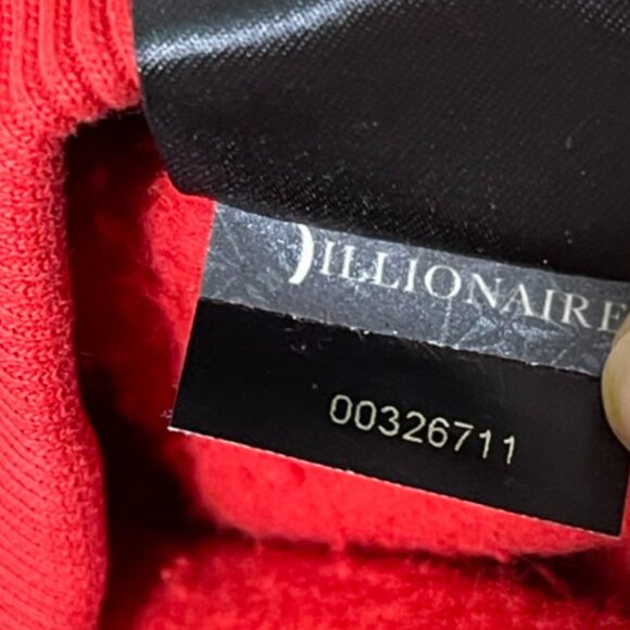 Billionaire Italian Couture | Red Logo Crew Neck Sweatshirt - Picture 9 of 9
